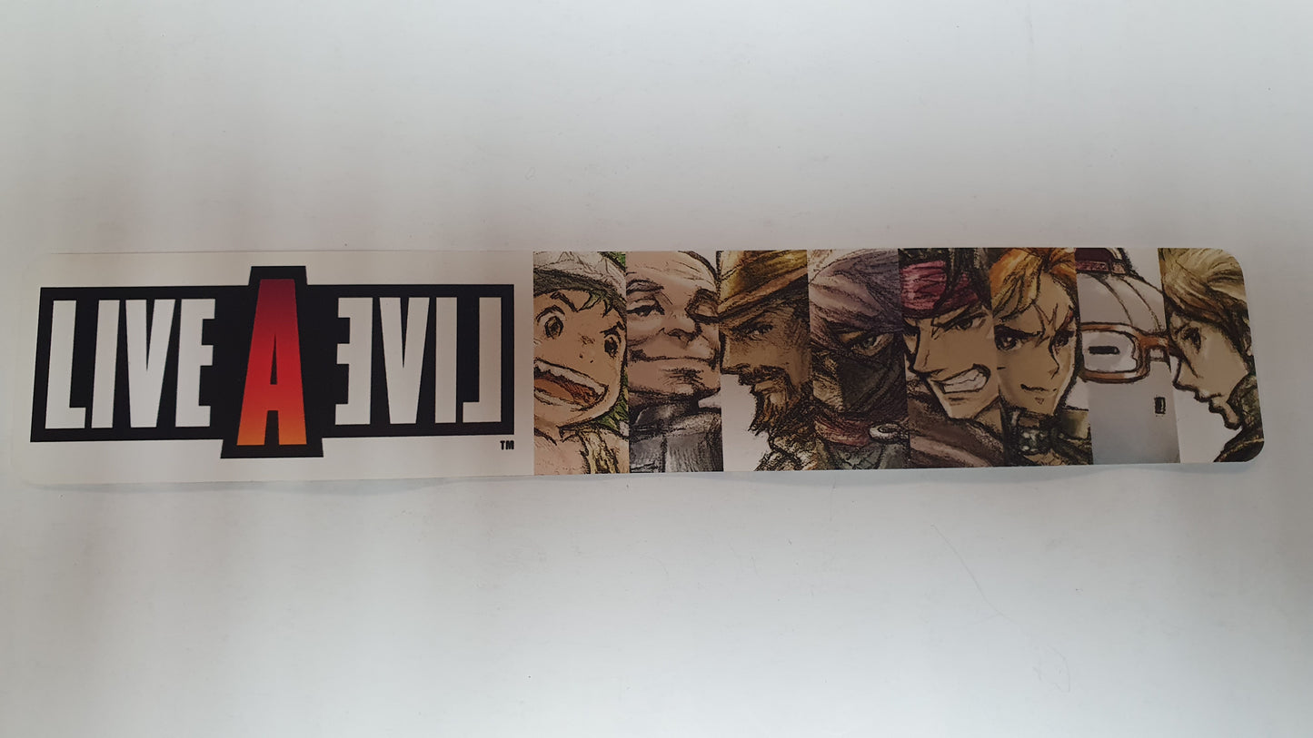 Live A Evil Pre Order Bonus Book Mark