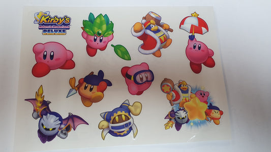 Kirbys Return To Dreamland Deluxe Sticker Sheet