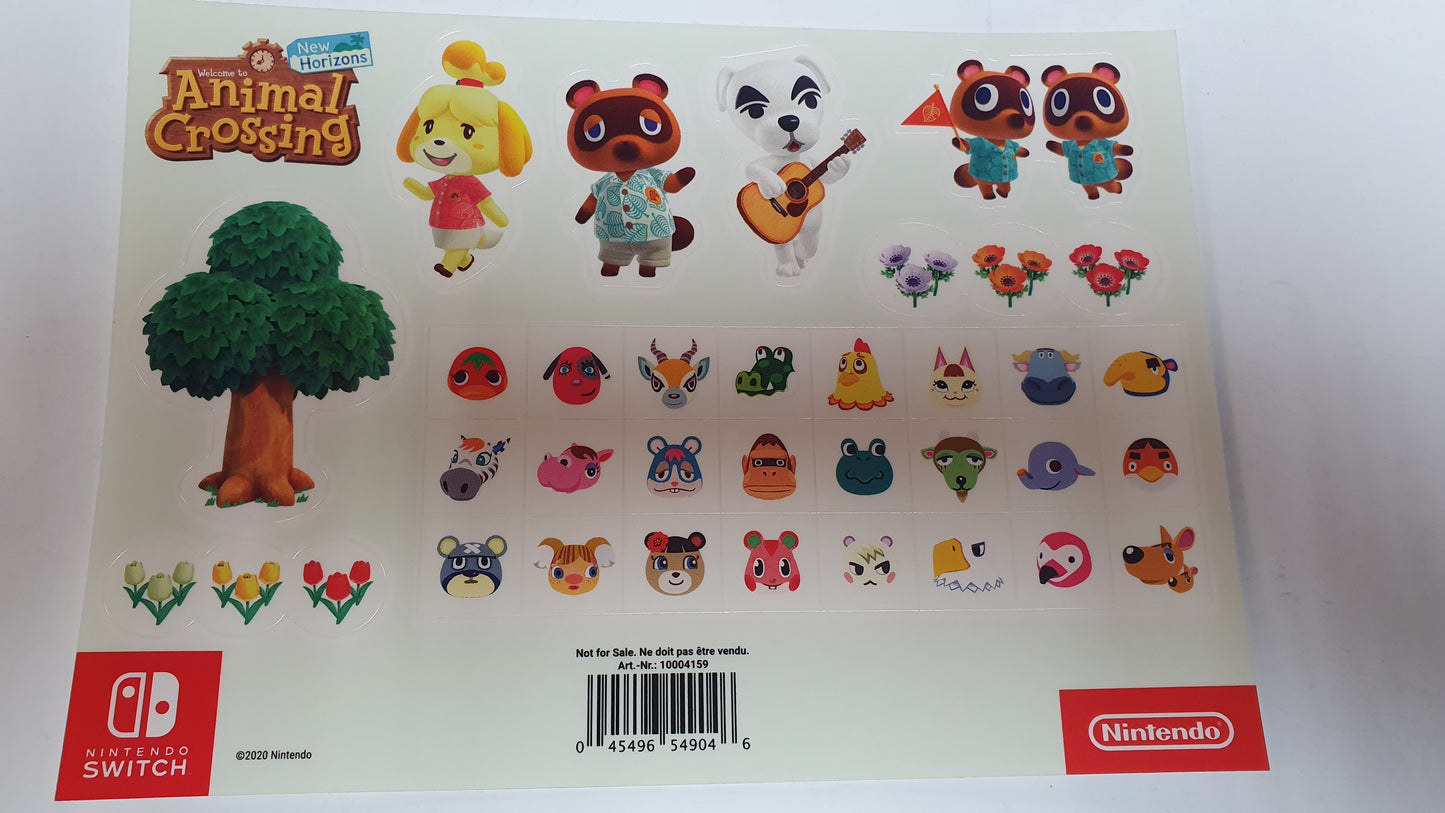 Animal Crossing Sticker Sheet