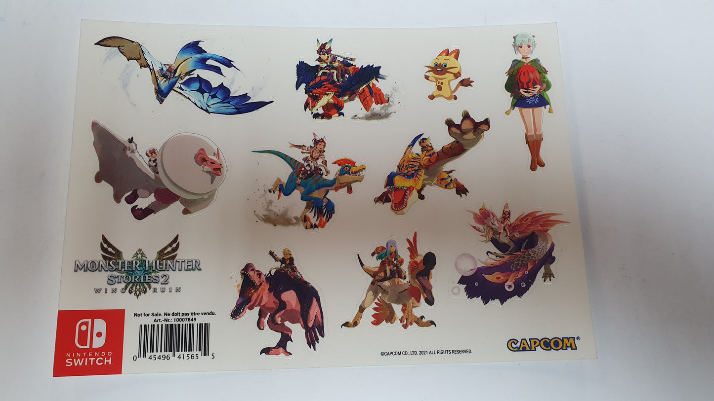 Monster Hunter Stories 2 Sticker Sheet