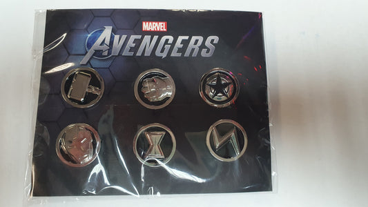 Marvel Avengers Pinbadge Set (qty 6)