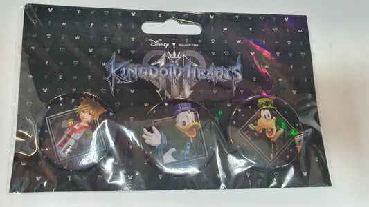 Kingdom Hearts Badge Set (qty 3)