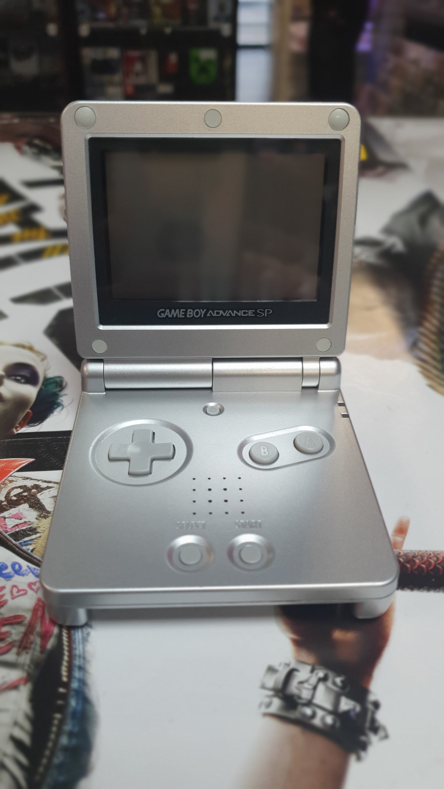 GBA SP Silver