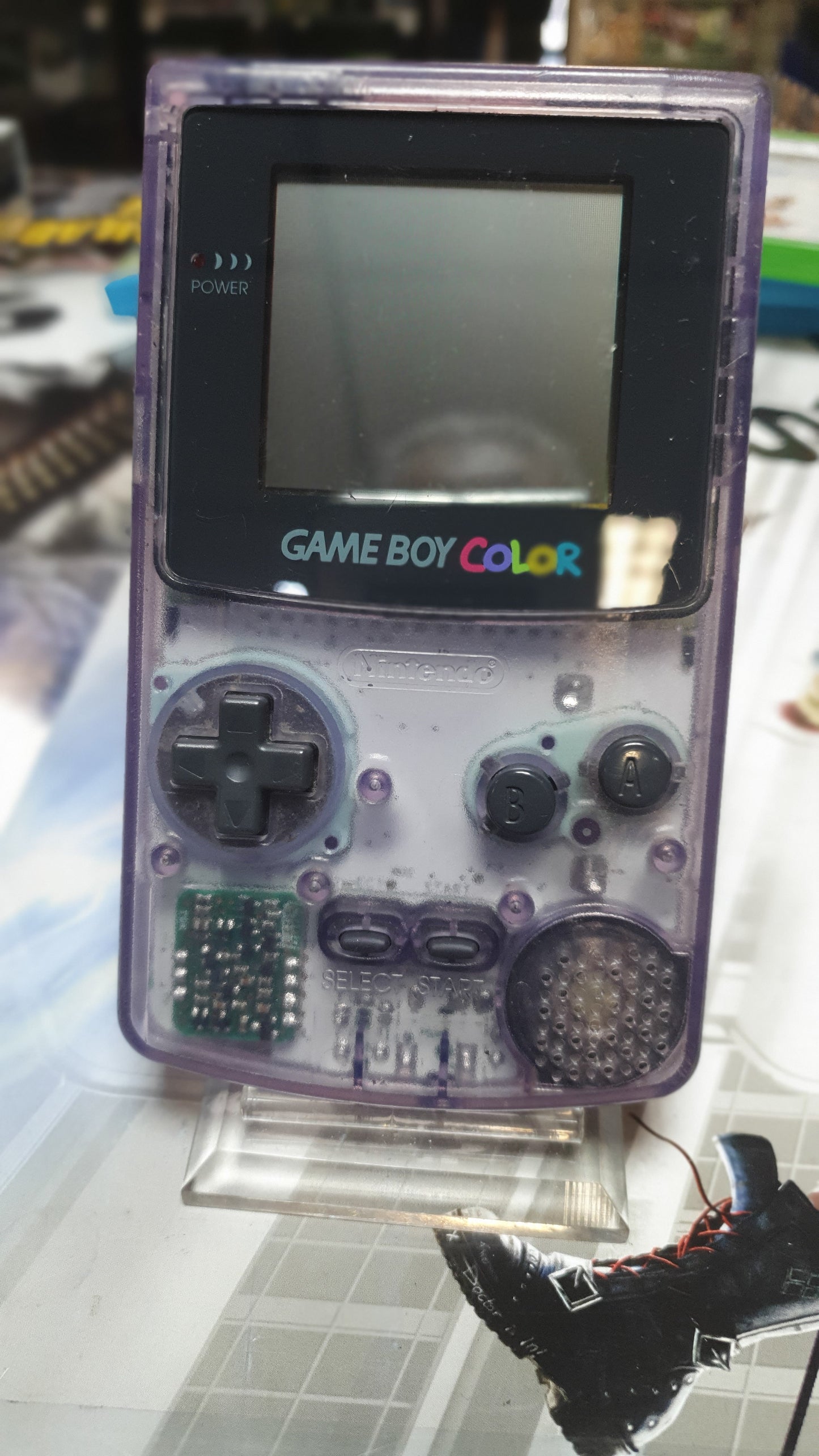 Gameboy Colour Clear Purple