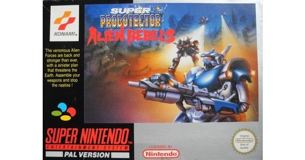 Super Probotector Alien Rebels (damage box)