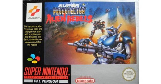 Super Probotector Alien Rebels (damage box)