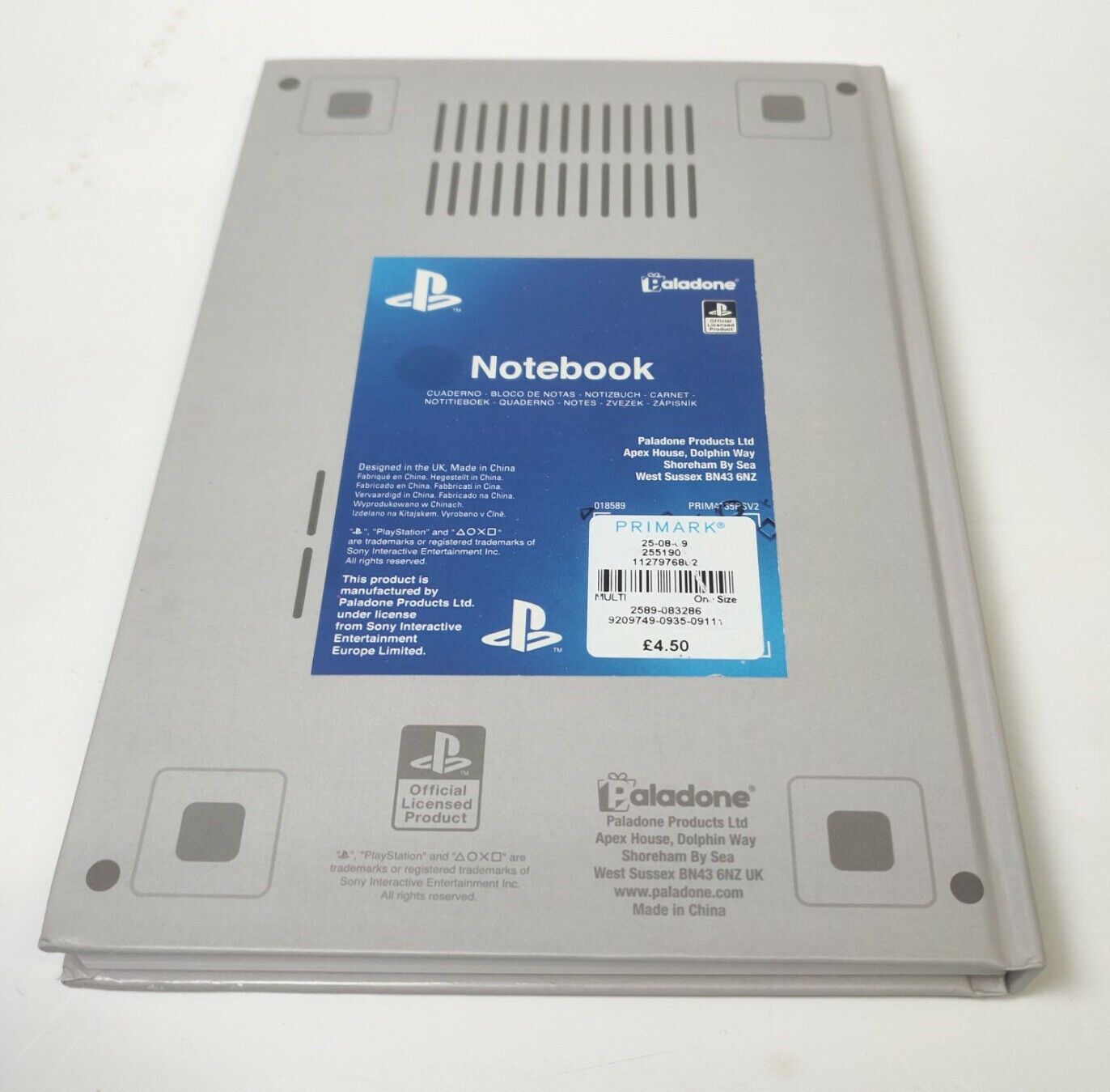 Official PlayStation One PS1 A5 Notebook - Retro Gamer