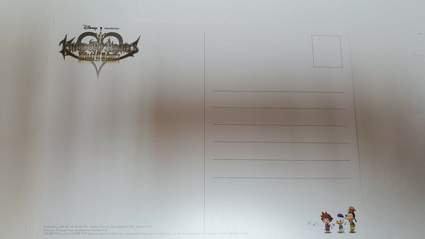 Kingdom Hearts Melody Of Memory Post Card